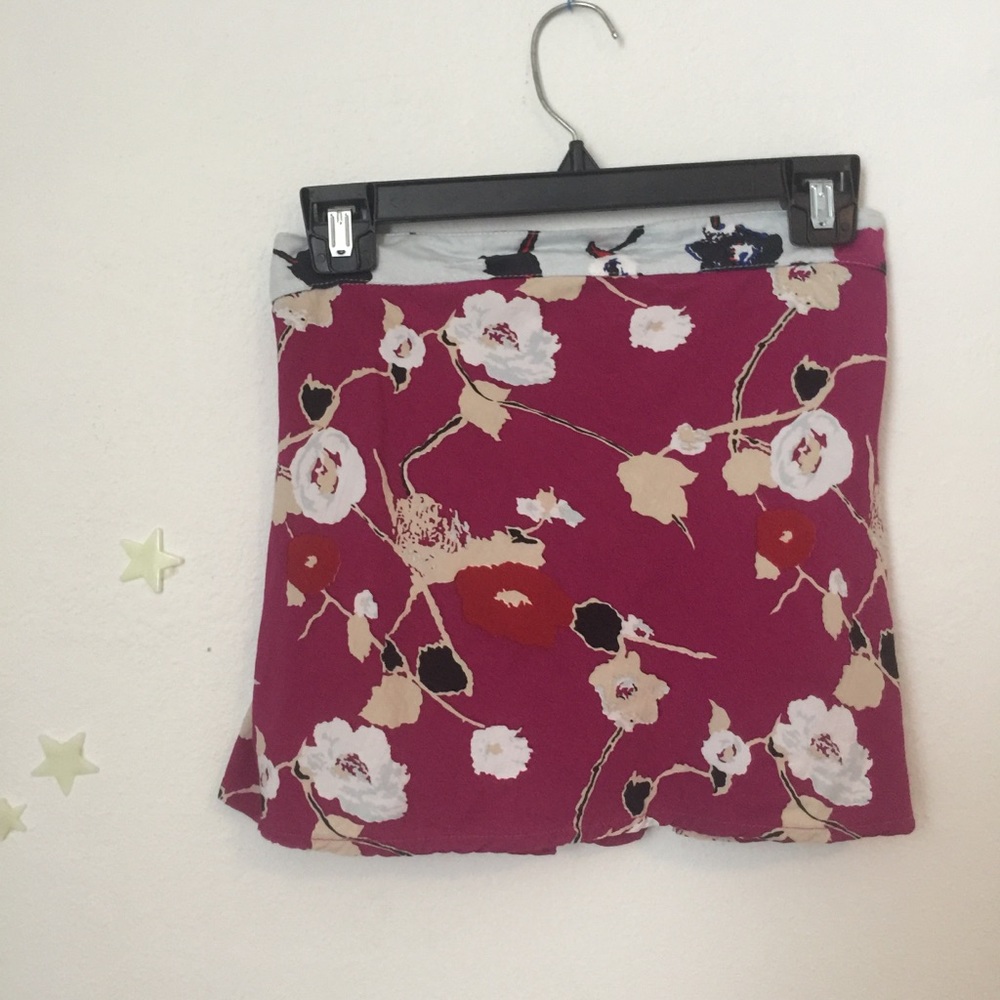 Floral Mini Skirt